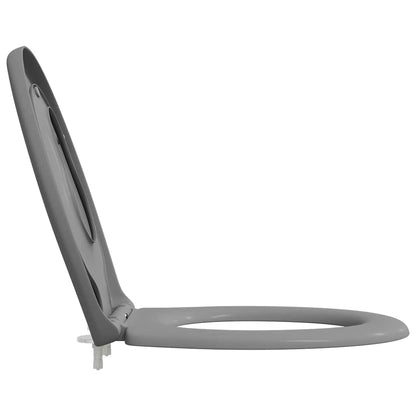 Toilet Seat Grey 47 x 37 x 4 cm Duroplast