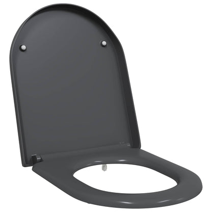 Toilet Seat Anthracite 49 x 36 x 4 cm Duroplast