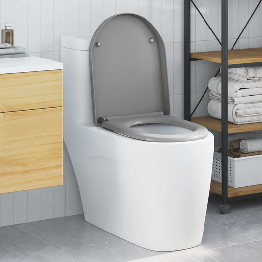 Toilet Seat Grey 49 x 36 x 4 cm Duroplast