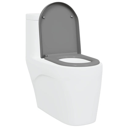 Toilet Seat Grey 49 x 36 x 4 cm Duroplast