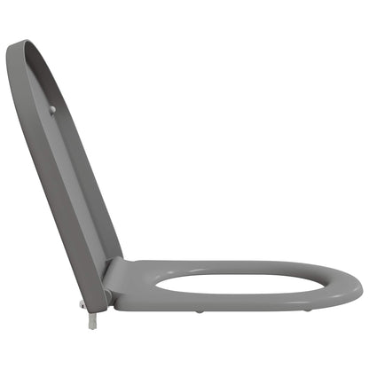 Toilet Seat Grey 49 x 36 x 4 cm Duroplast