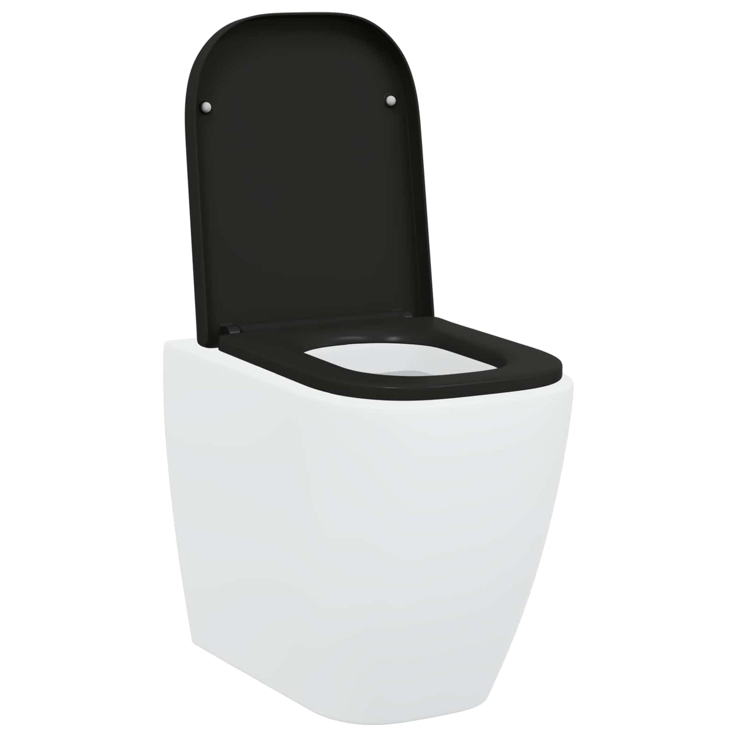 Toilet Seat Black 47.5 x 35 x 3.6 cm Duroplast