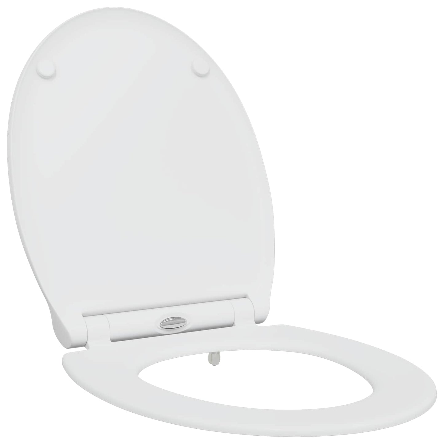 Toilet Seat White 45.5 x 37.5 x 3.8 cm Duroplast