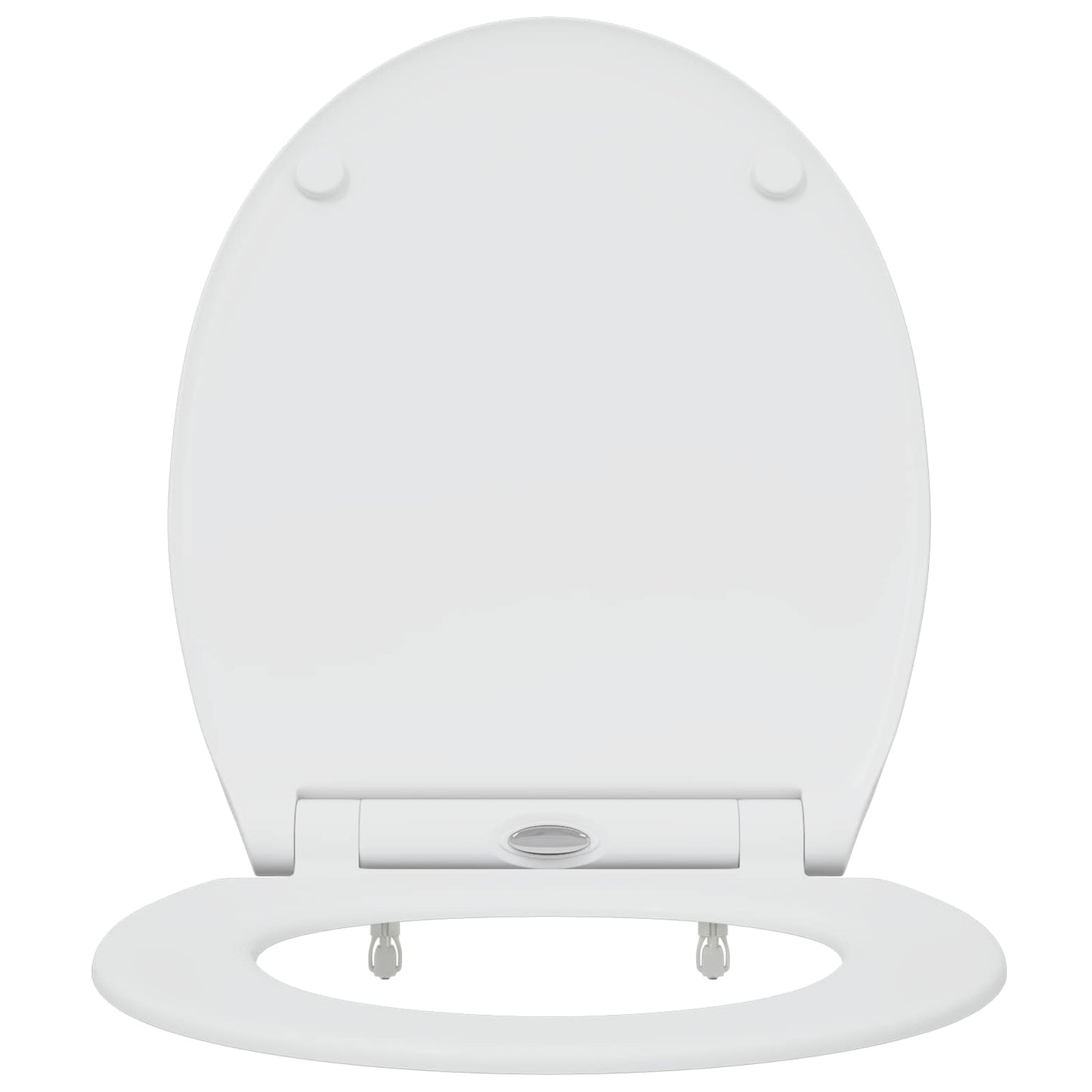 Toilet Seat White 45.5 x 37.5 x 3.8 cm Duroplast