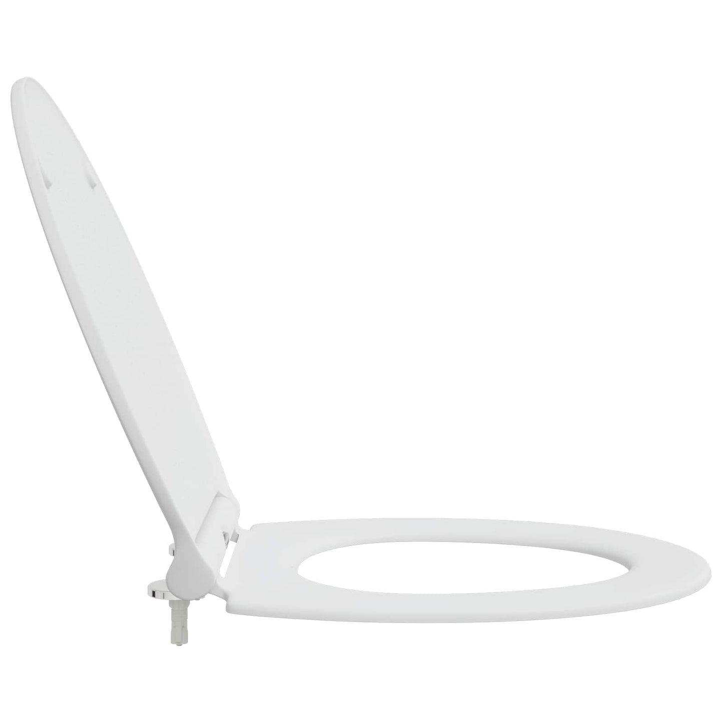 Toilet Seat White 45.5 x 37.5 x 3.8 cm Duroplast