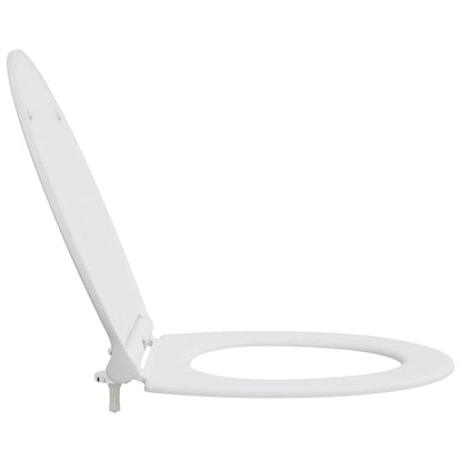 Toilet Seat White 45.5 x 37.5 x 3.8 cm Duroplast