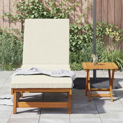 Sun Lounger 2 pcs Solid Acacia Wood Brown