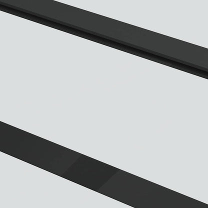 Sliding Door with Hardware Set 102x205 cm ESG Glass&Aluminium