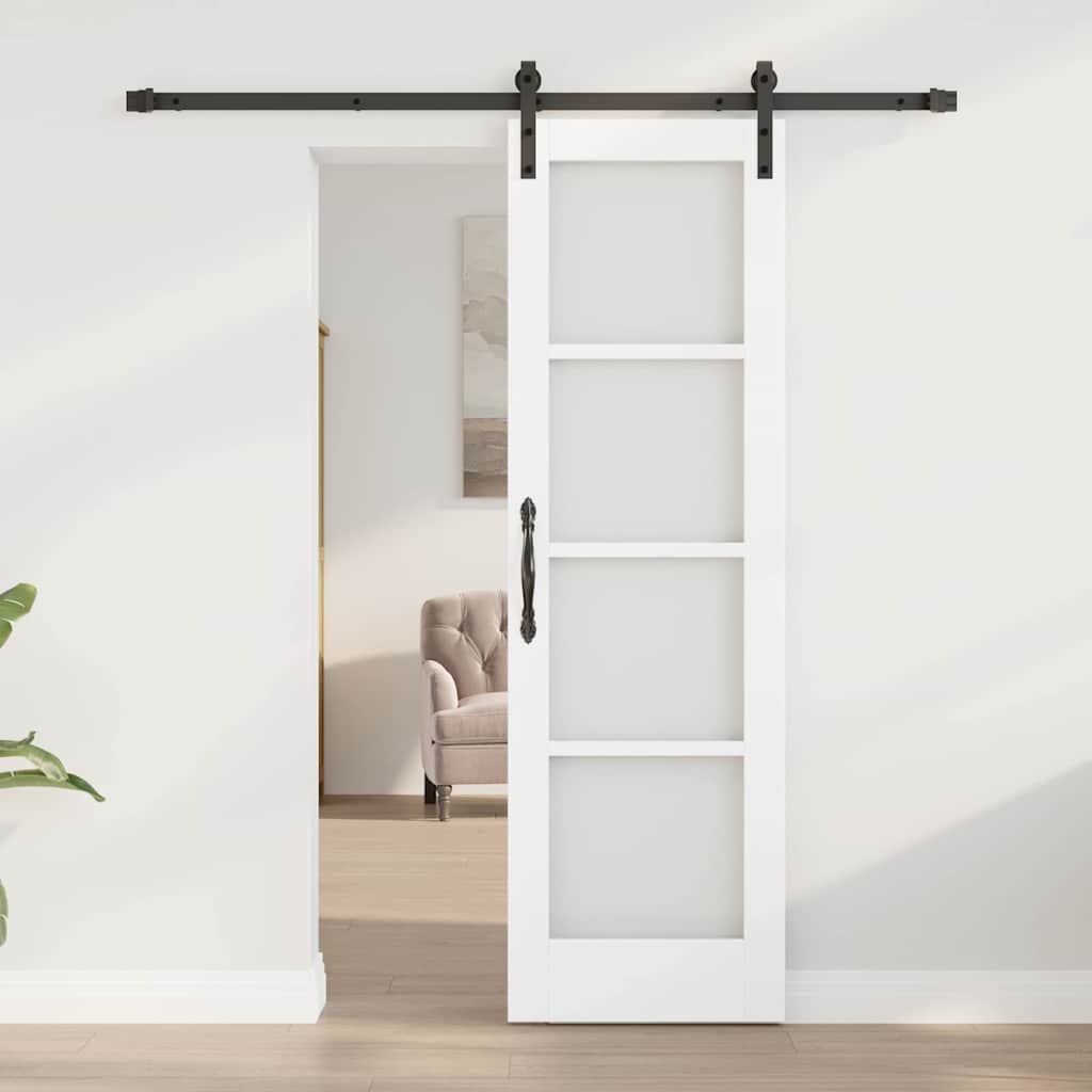 Sliding Door ORKDAL White and Black 61 x 198.5 cm