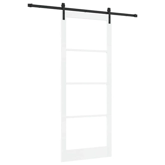 Sliding Door ORKDAL White and Black 93 x 232 cm