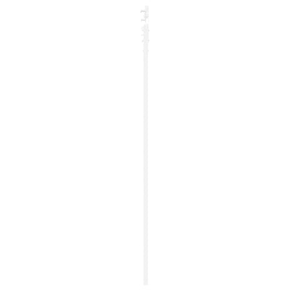 Sliding Door ORKDAL White 93 x 211 cm Solid Pine Wood and Glass