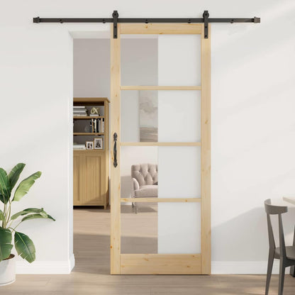 Sliding Door Other ORKDAL Brown 93 x 232 cm