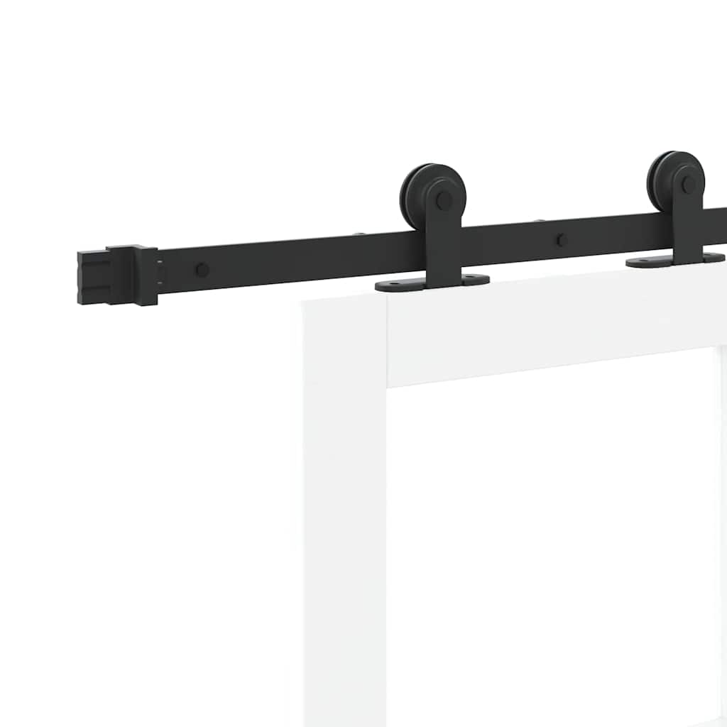 Sliding Door ORKDAL White and Black 83 x 202 cm