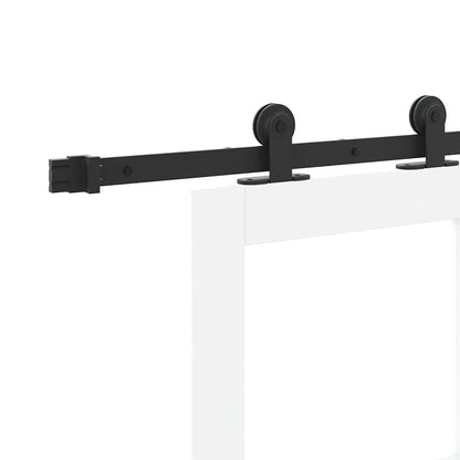 Sliding Door ORKDAL White and Black 83 x 202 cm