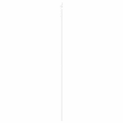 Sliding Door ORKDAL White 93 x 232 cm Solid Pine Wood and Glass