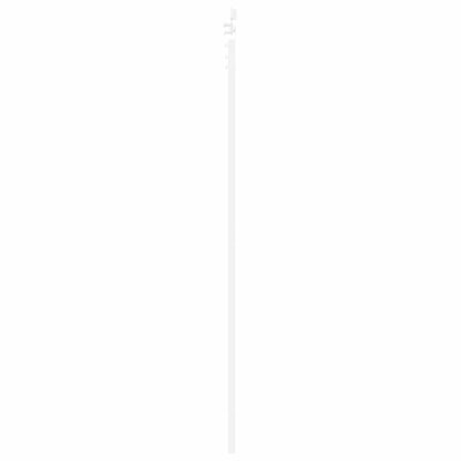 Sliding Door ORKDAL White 83 x 202 cm Solid Pine Wood and Glass