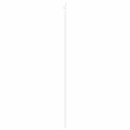 Sliding Door ORKDAL White 93 x 211 cm Solid Pine Wood and Glass