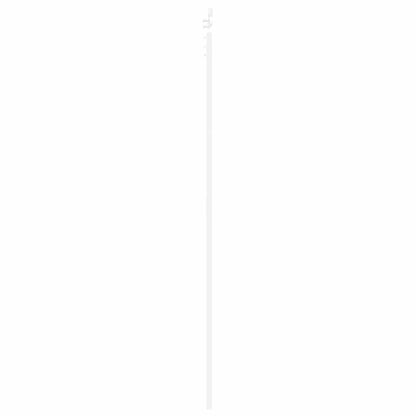 Sliding Door ORKDAL White 93 x 232 cm Solid Pine Wood and Glass