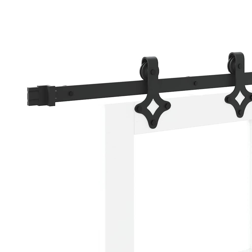 Sliding Door ORKDAL White and Black 83 x 202 cm
