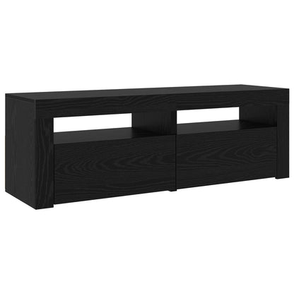 TV Cabinet Set 3 pcs Black Oak 240 x 35 x 40 cm Engineered Wood