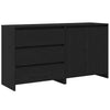 2-Piece Sideboards in Black Oak Engineered Wood