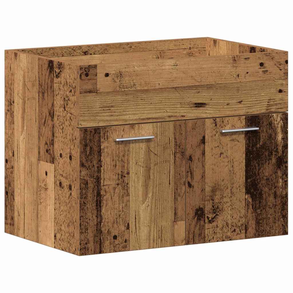 Bathroom Cabinet with Drawer Wall-mounted Engineered Wood