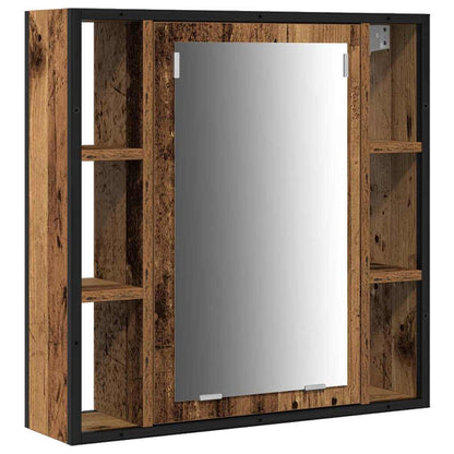 Bathroom Vanity Units with Shelf 3 pcs Brown Engineered wood