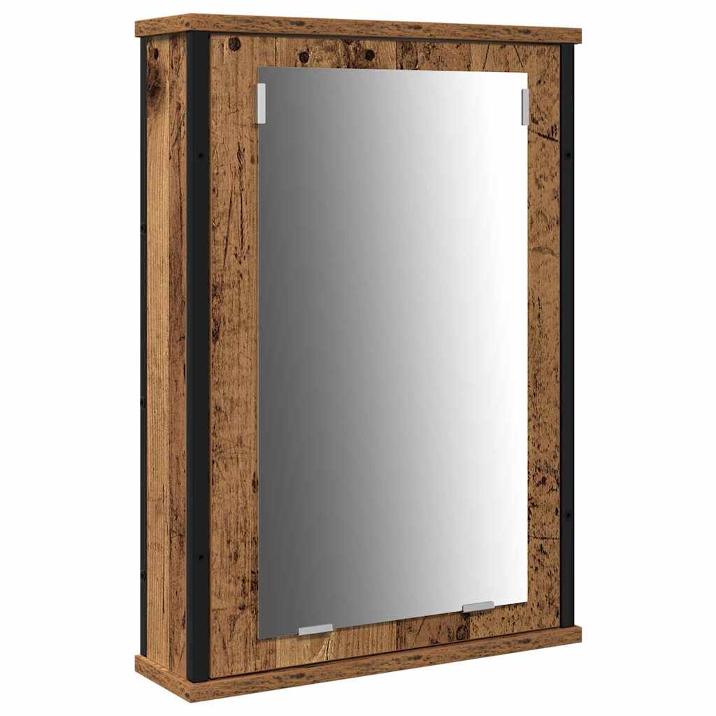 Bathroom Vanity Units with Shelf 3 pcs Brown Engineered wood