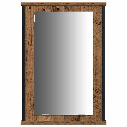 Bathroom Vanity Units with Shelf 3 pcs Brown Engineered wood
