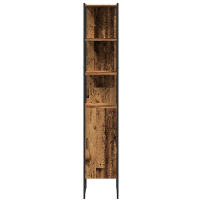 Bathroom Vanity Units with Shelf 3 pcs Brown Engineered wood