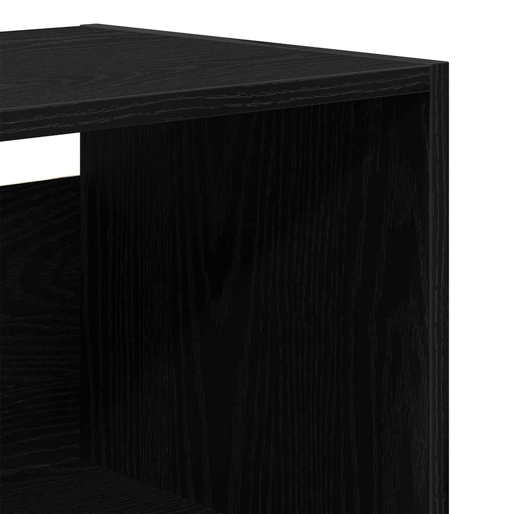 Highboard Black Oak 69.5 x 34 x 180 cm Engineered Wood