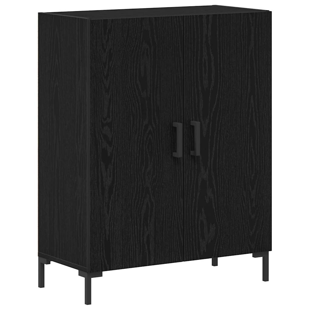 Highboard Black Oak 69.5 x 34 x 180 cm Engineered Wood