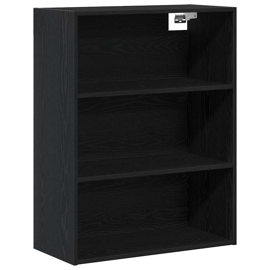 Highboard Black Oak 69.5 x 34 x 180 cm Engineered Wood