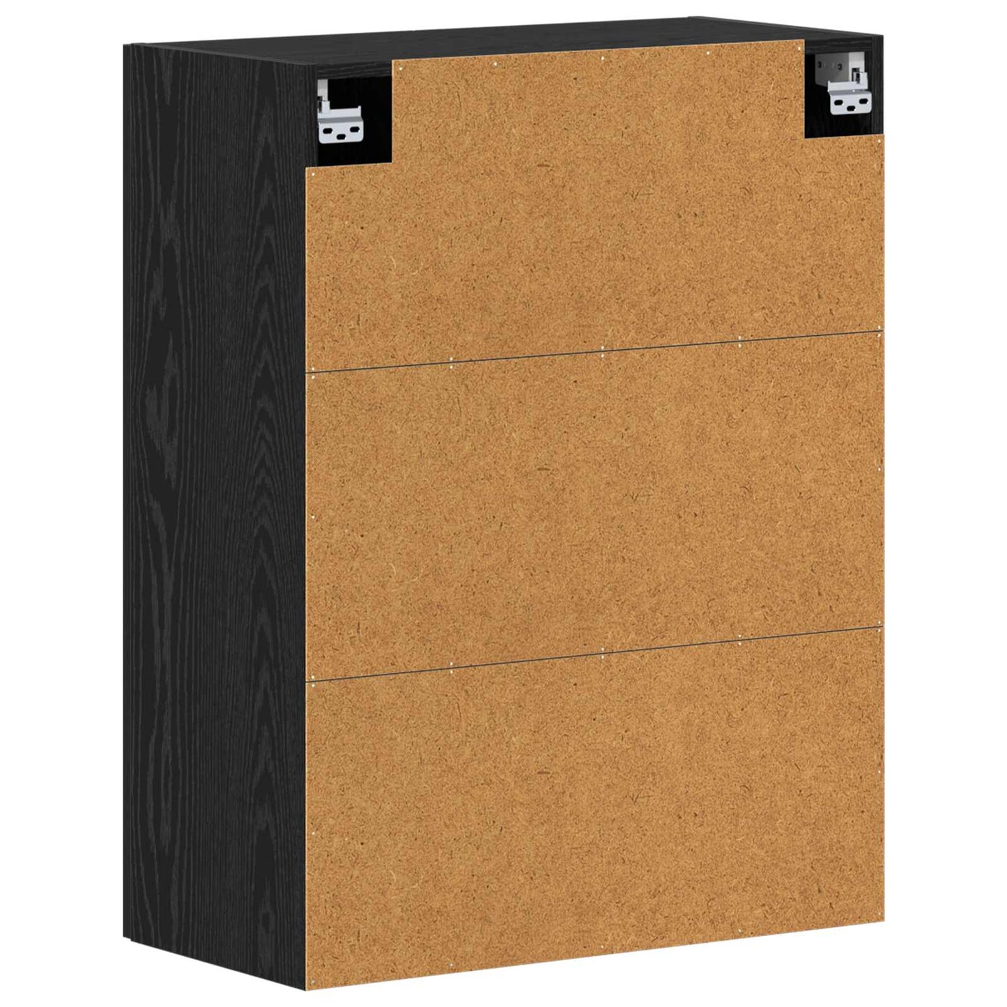Wall-Mounted Cabinet 2 pcs Black Oak 69.5 x 34 x 90 cm