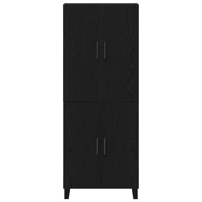 Highboard 2 pcs Black oak 69.5 x 34 x 180 cm