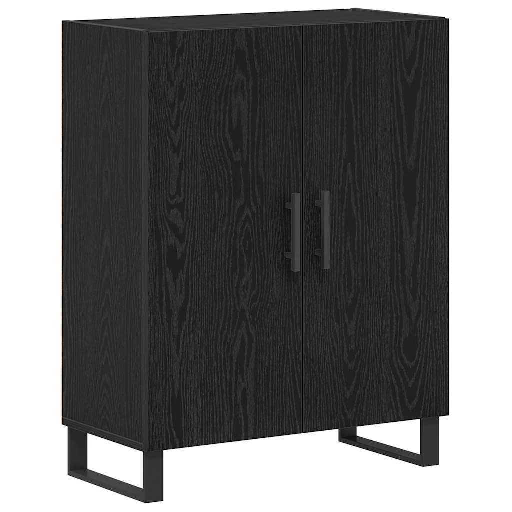 Highboard Black Oak 69.5 x 34 x 180 cm Engineered Wood