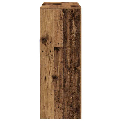 LED Sideboard Old Wood 163 x 37 x 100 cm Engineered Wood