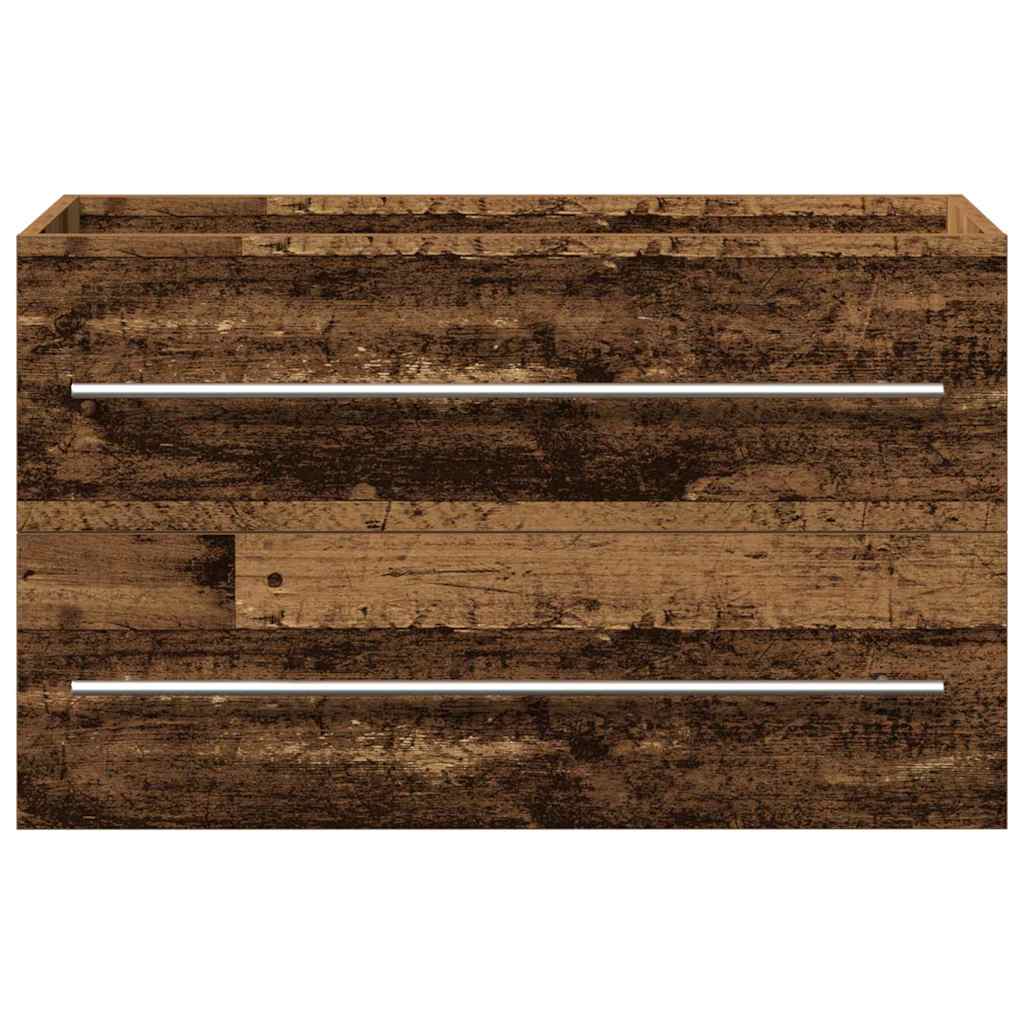 Bathroom Sink Cabinet with Drawer Old Wood 80 x 38.5 x 48 cm