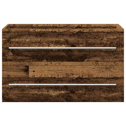 Bathroom Sink Cabinet with Drawer Old Wood 80 x 38.5 x 48 cm