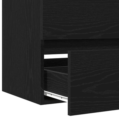 Bathroom Sink Cabinet Black Oak 100 x 39 x 62 cm