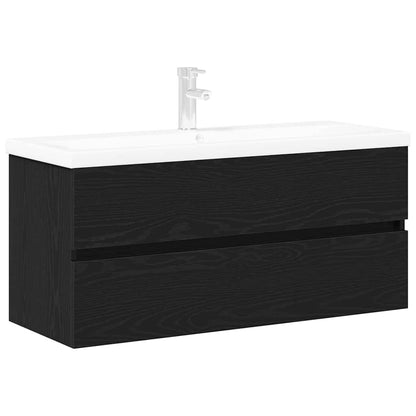 Bathroom Sink Cabinet Black Oak 100 x 39 x 62 cm