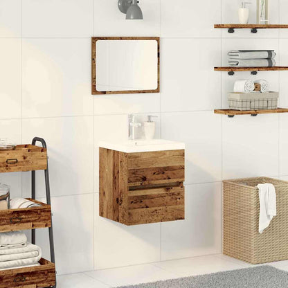 Bathroom Sink Cabinet Black Oak 41 x 39 x 62 cm Engineered Wood