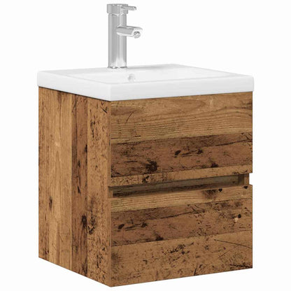 Bathroom Sink Cabinet Black Oak 41 x 39 x 62 cm Engineered Wood