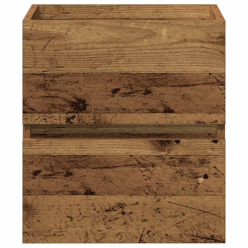 Bathroom Sink Cabinet Black Oak 41 x 39 x 62 cm Engineered Wood