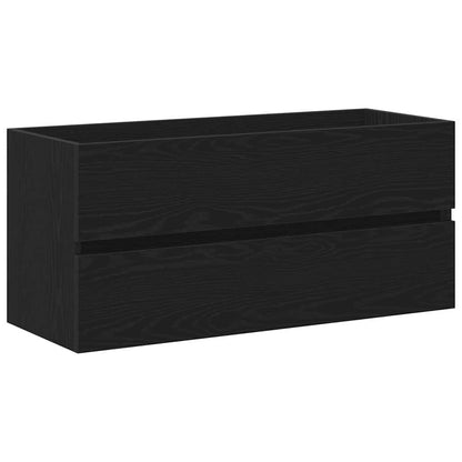 Bathroom Sink Cabinet Black Oak 100 x 39 x 62 cm