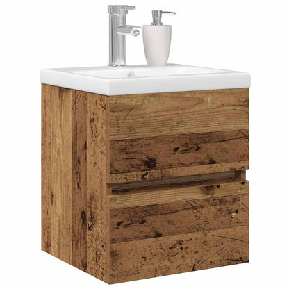 Bathroom Sink Cabinet Black Oak 41 x 39 x 62 cm Engineered Wood