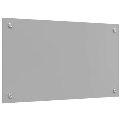 Kitchen Backsplash Light Grey 70 x 40 cm Tempered Glass