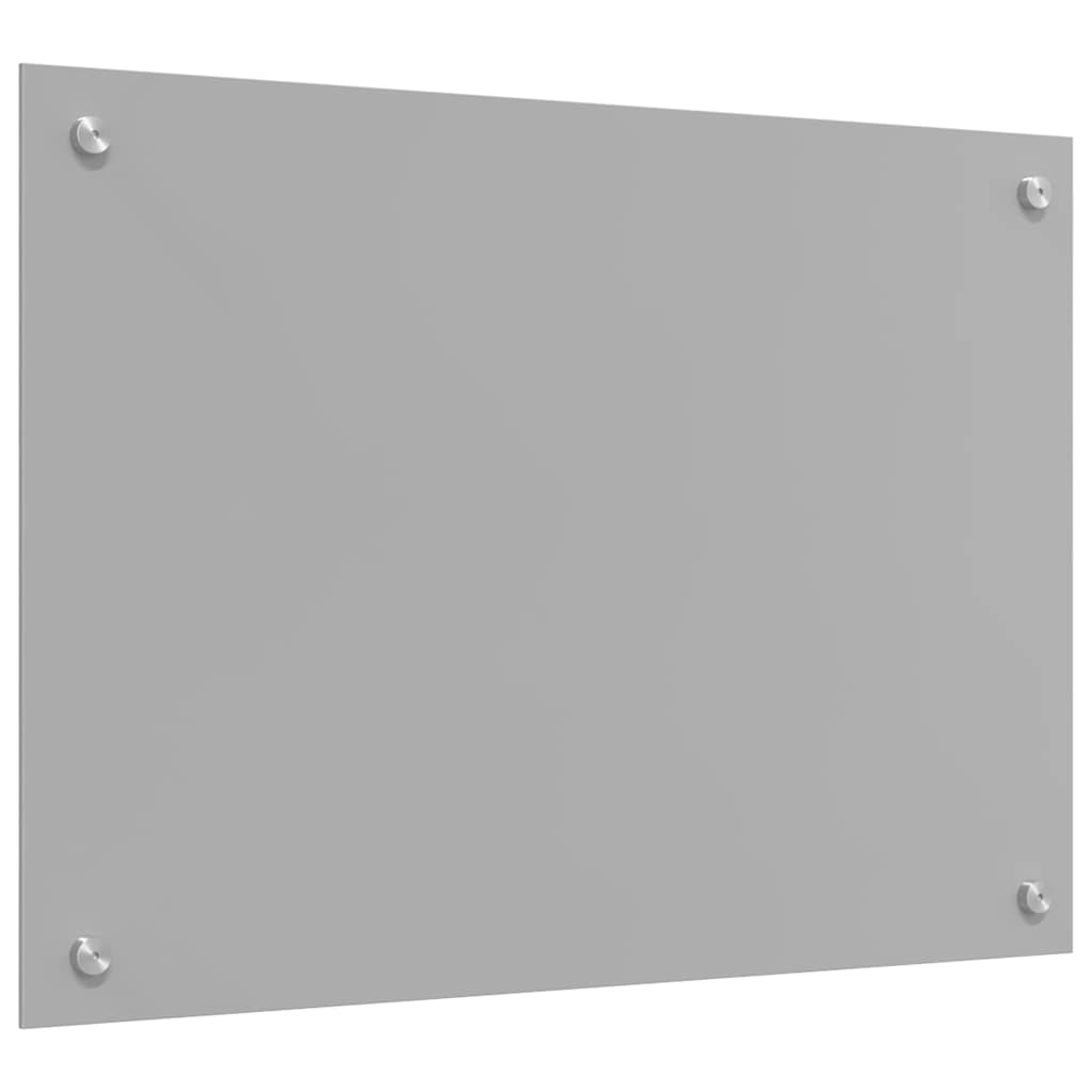 Kitchen Backsplash Light grey 70 x 50 x 0.6 cm Tempered Glass