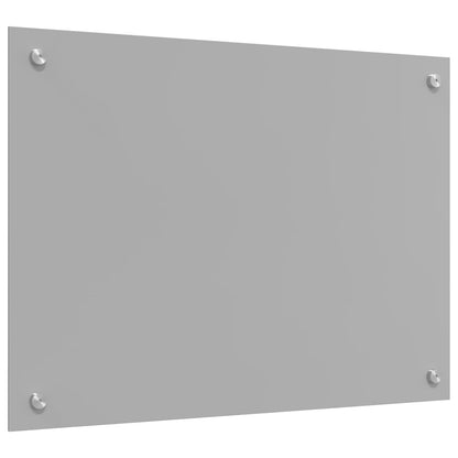 Kitchen Backsplash Light Grey 70 x 50 cm Tempered Glass