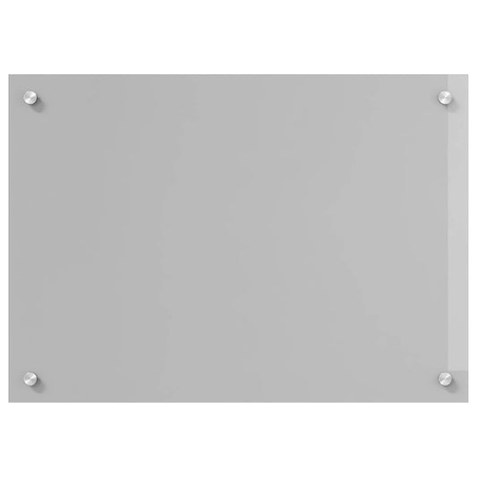 Kitchen Backsplash Light Grey 70 x 50 cm Tempered Glass